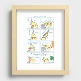 Crest Language Recessed Framed Print