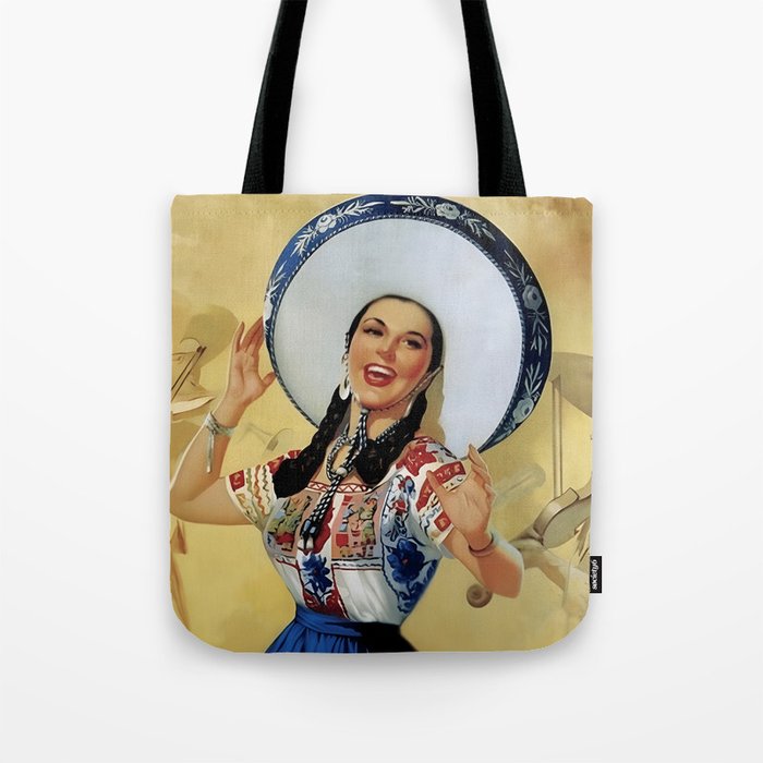 Mexican girl Tote Bag