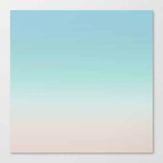 Beach Gradient Canvas Print