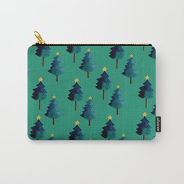 Green Christmas Tree Forest Carry-All Pouch