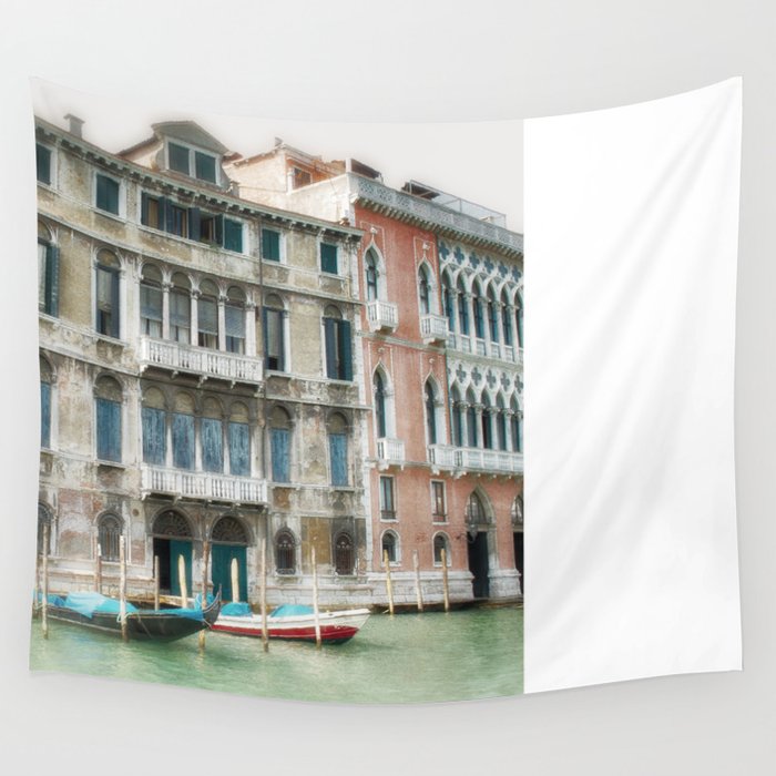 Venice Gondola Grand Canal Palazzo Wall Tapestry