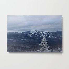 Winter Overlooking Sugarloaf Metal Print