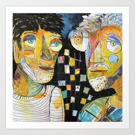 "Ert and Bernie" Art Print