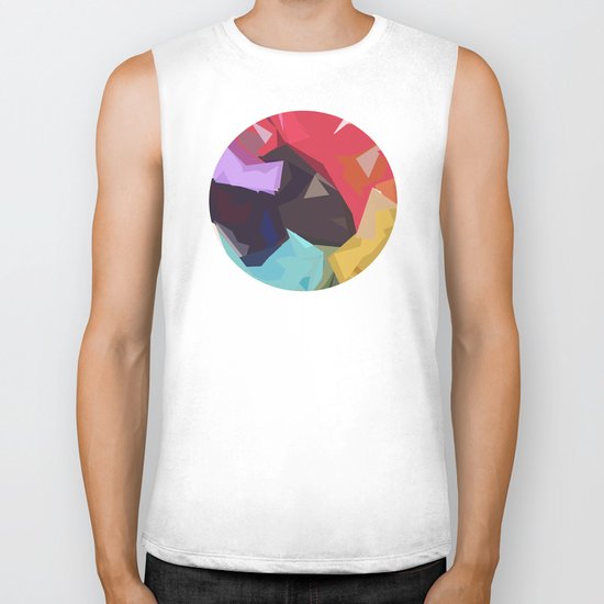 Color Wheel Biker Tank