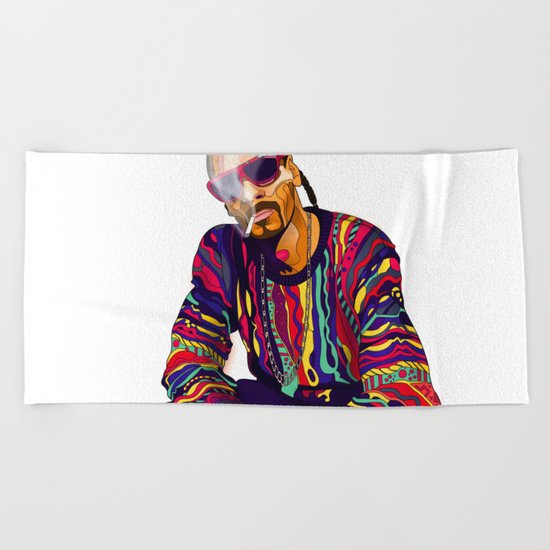 Smoking weed evry day Beach Towel
