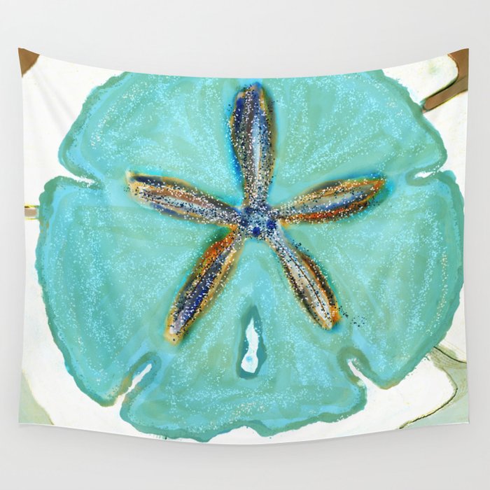 Sand Dollar Star Attraction Wall Tapestry