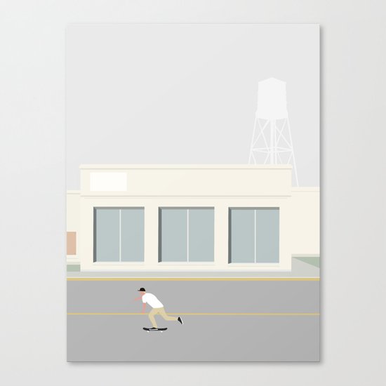SKATEBOARD TUR Canvas Print
