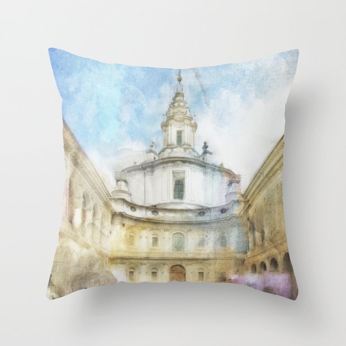 Palazzo Rome Throw Pillow
