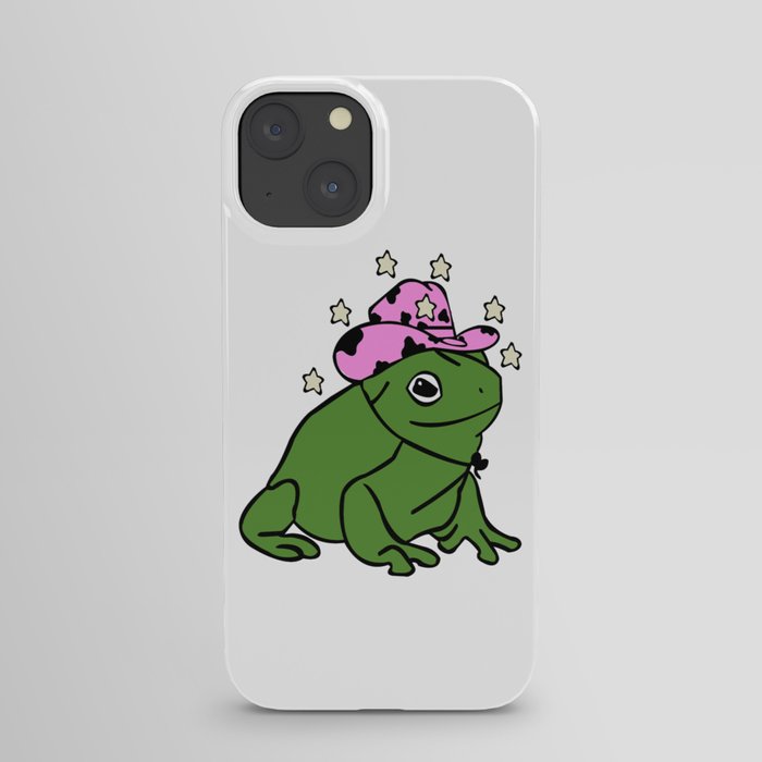 Cowboy Frog - Frog With Cowboy Hat iPhone Case