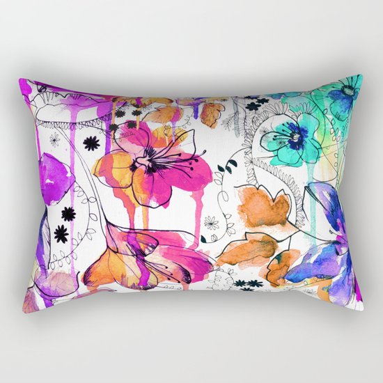 Lost in Botanica Rectangular Pillow