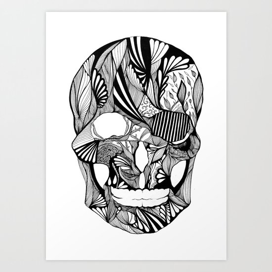 Skull Art Print