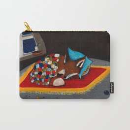 Sov Gott Carry-All Pouch | Colored Pencil, Sweet, Ink Pen, Drawing, Sovgott, Animal, Bedtime, Acrylic, Cozy, Sleepy 