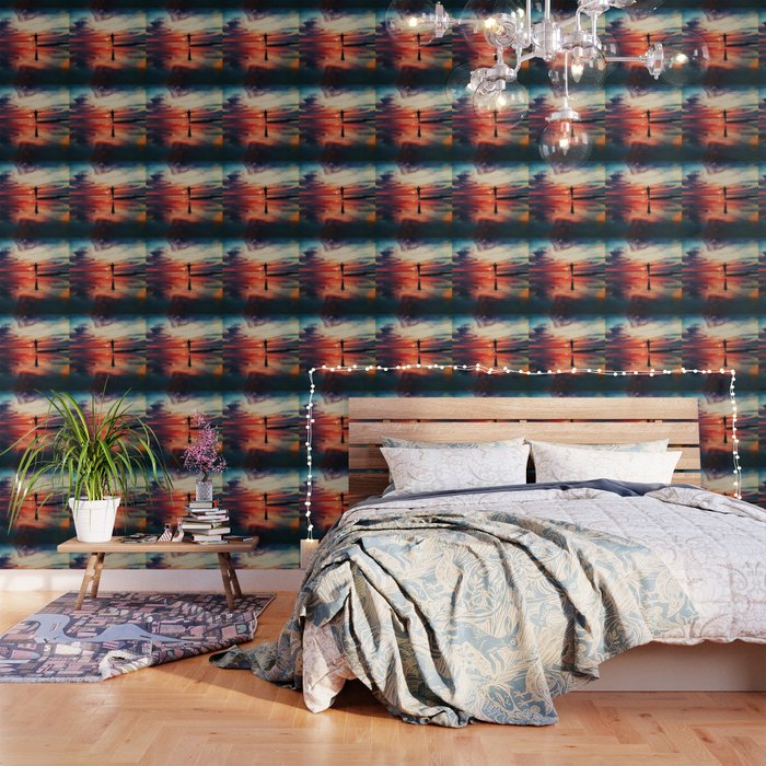 Praise On Rainbow Sunset Water Color Wallpaper By Nocolordesigns