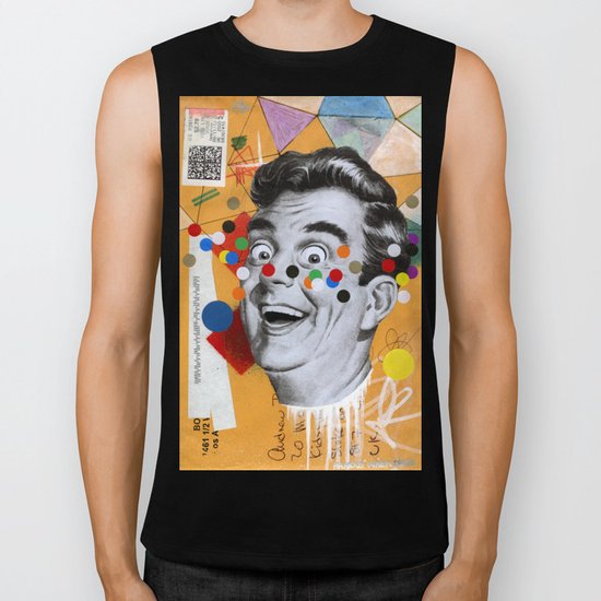 Mail Me Art Biker Tank