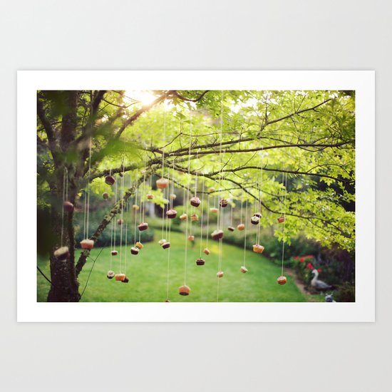 Cupcake Tree Art Print