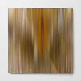 Color Streaks No 25 Metal Print | Line, Hip, Tones, Trendy, Abstract, Lines, Pattern, Style, Gradients, Earth 