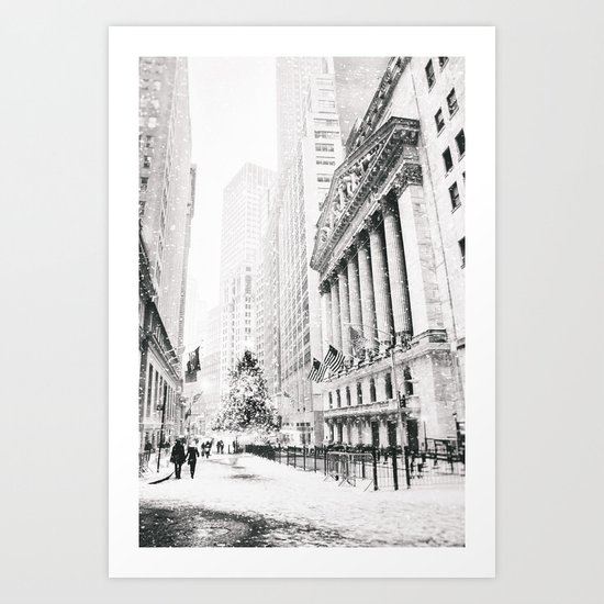 New York City Christmas Art Print
