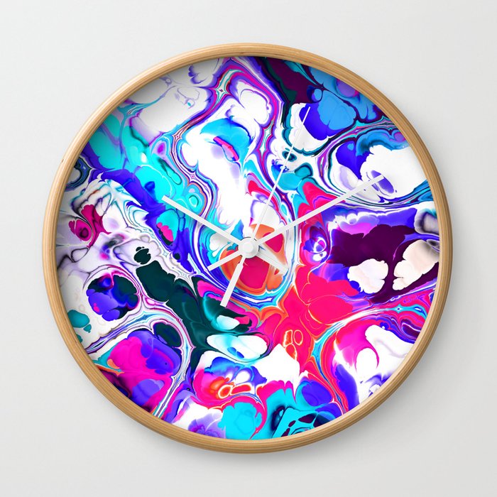 Funky Marble 1 Wall Clock