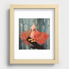 Firebird Recessed Framed Print