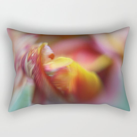 Tulip Bokeh Rectangular Pillow