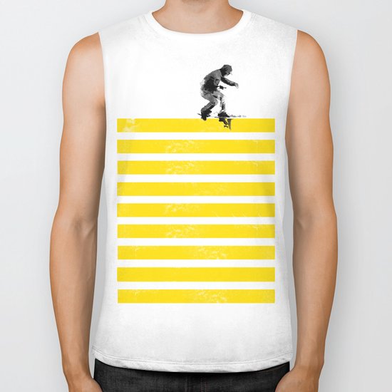 Slide on stripes Biker Tank