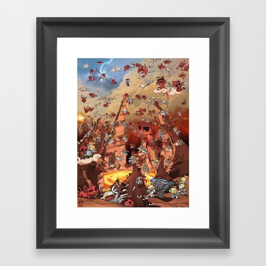 Heaven Melee Framed Art Print
