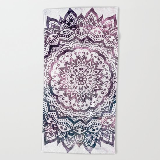 JEWEL MANDALA Beach Towel