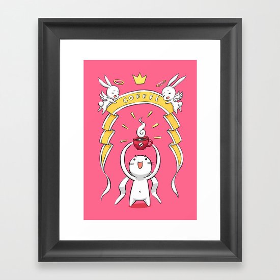 Coffee Power Framed Art Print