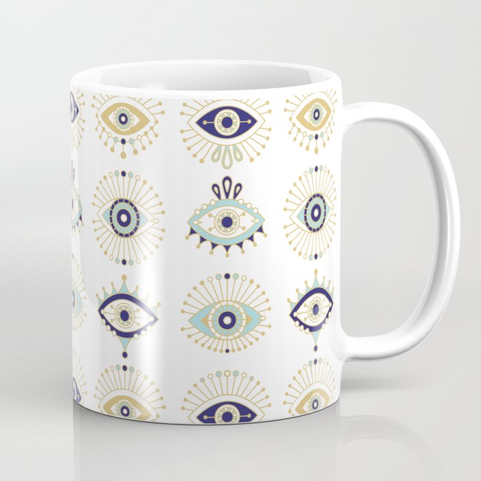 Evil Eye Collection on White Coffee Mug