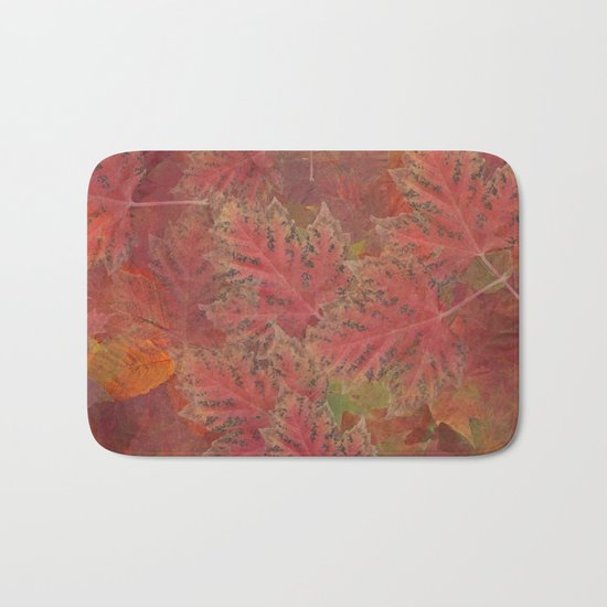 Autumn Reds Bath Mat