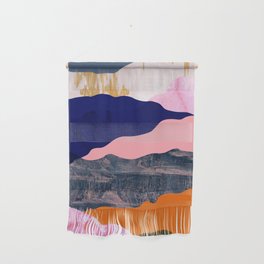 Graphic volcanic mountains Wall Hanging