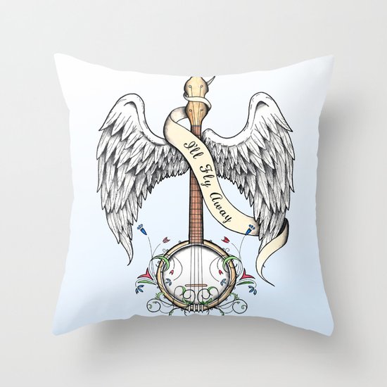 I'll Fly Away Throw Pillow