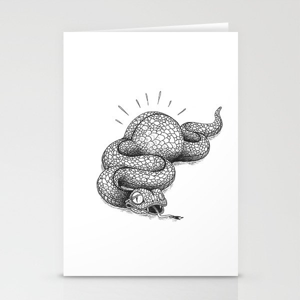 Big Snake Belly Stationery Cards