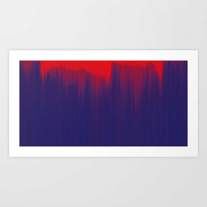 Pixel Sorting 107 Art Print
