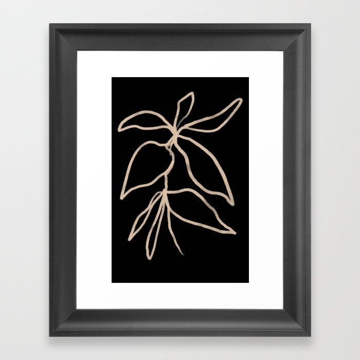 Elegant Sprigs II - Curated Collection Framed Art Print