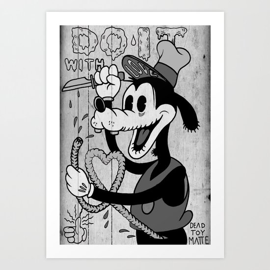 Do it with love Art Print