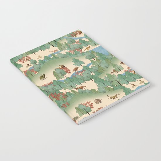 Travelling Through Jurassic Notebook