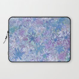 Floral Bouquet Soft Blue Laptop Sleeve