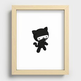 Ninja Recessed Framed Print