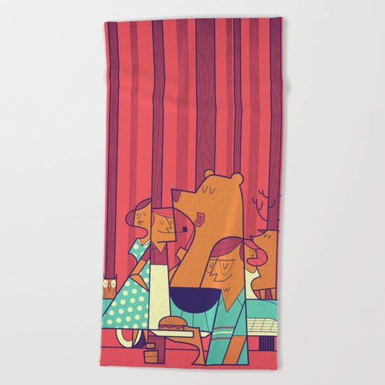 Barbecue Beach Towel