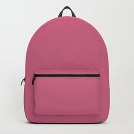 Pale Violet Red Solid Color Backpack