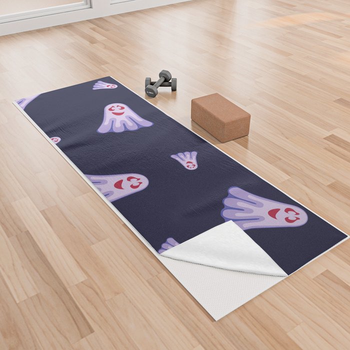 Ghost Seamless Pattern 02 Yoga Towel