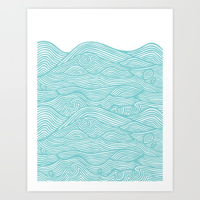 Waves Kunstdrucke