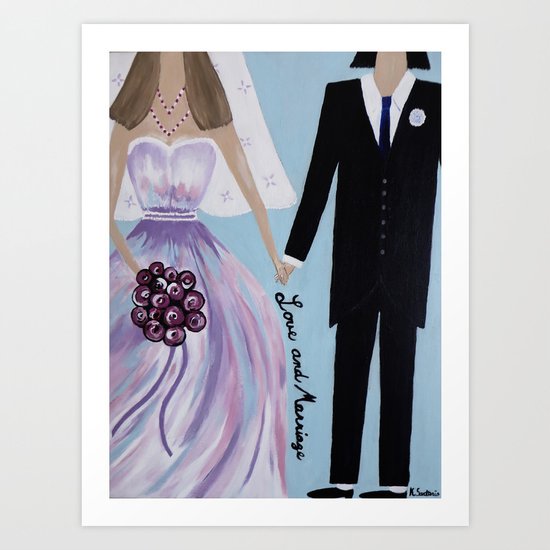Love And Marriage Art Print