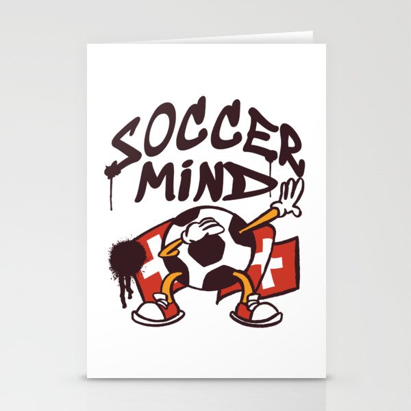 Soccer World Cup 2022 Qatar - Team: Switzerland Stationery Cards