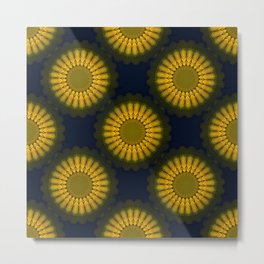 Abstract sunflower pattern Metal Print | Digital, Abstract, Pattern, Drawing, Abstractsunflower, Sunflower 