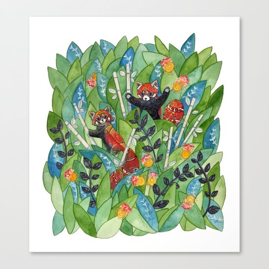 Red Panda Canvas Print