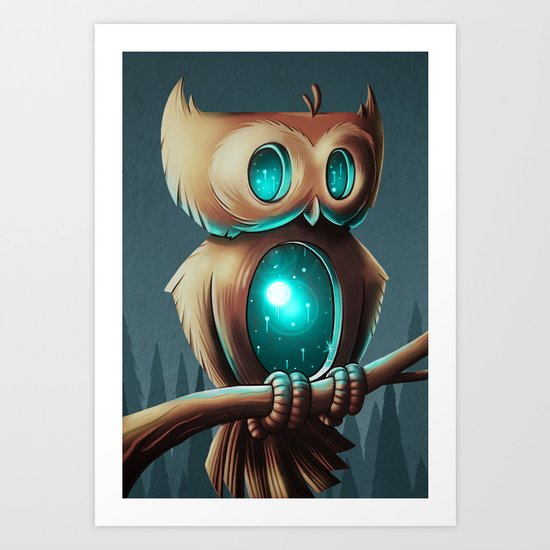 Night Owl Art Print