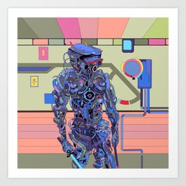 Cyborg Art Prints Society6