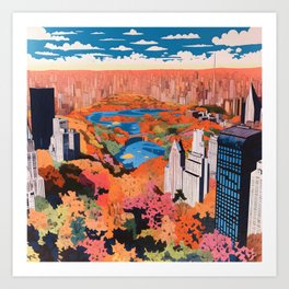 Central Park Reimagined Art Print